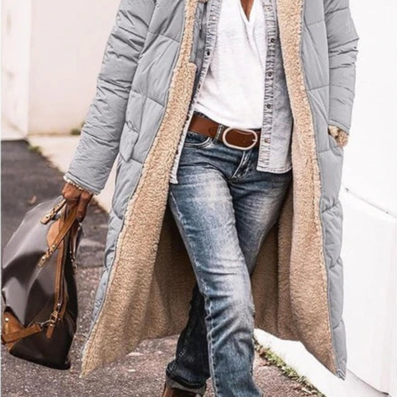 Anny™ | Bontgevoerde Omkeerbare Lange Jas