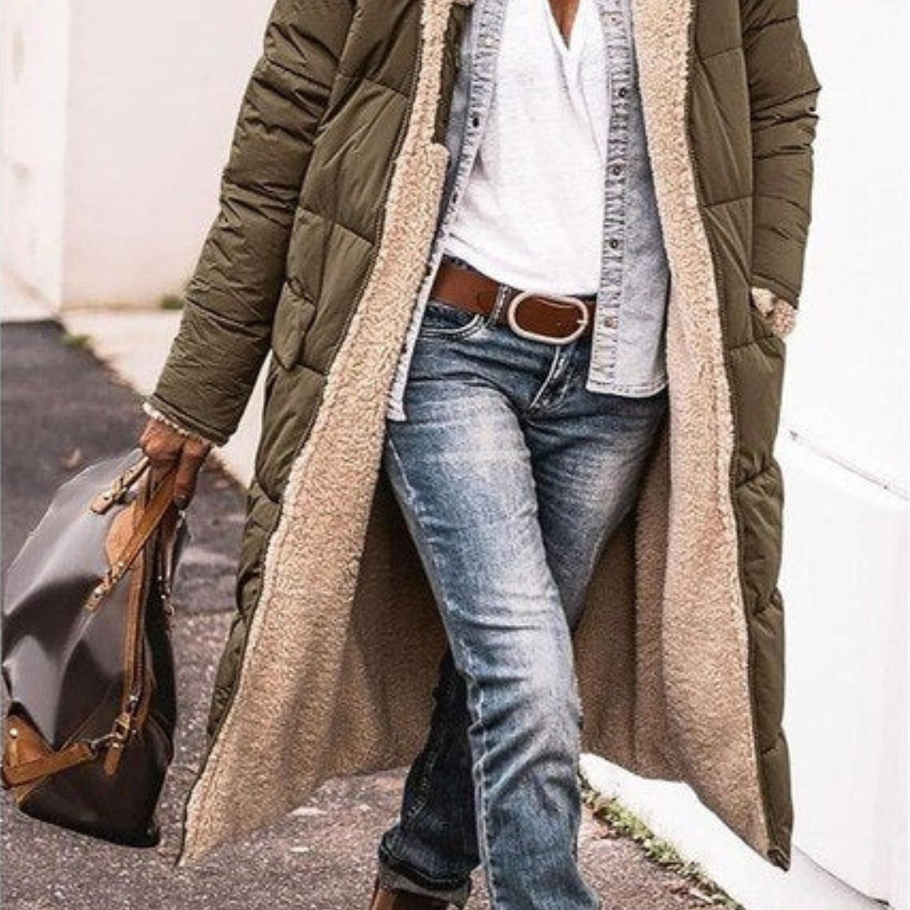 Anny™ | Bontgevoerde Omkeerbare Lange Jas