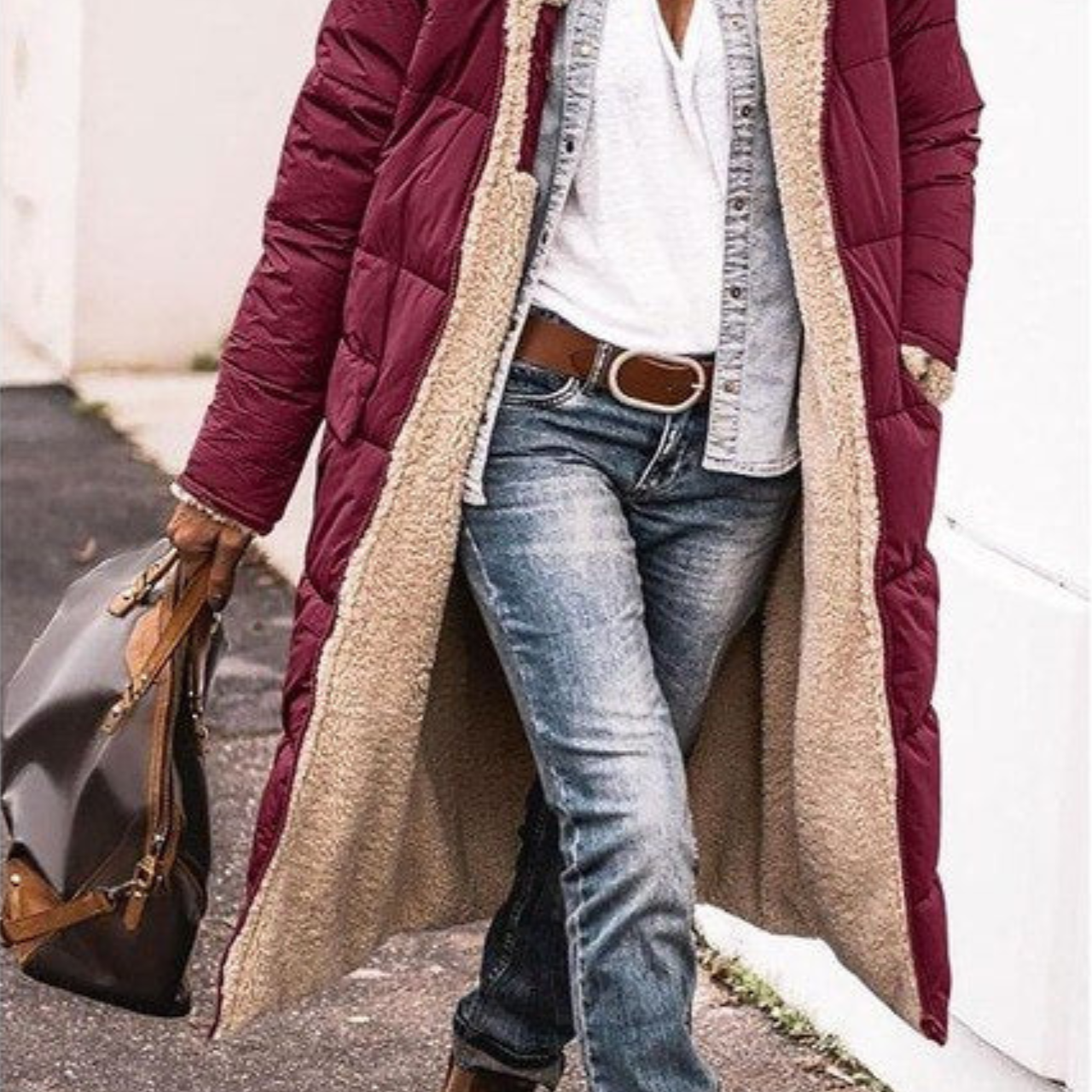 Anny™ | Bontgevoerde Omkeerbare Lange Jas