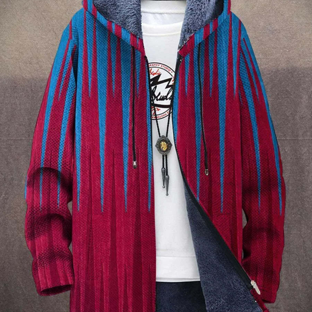 Harry™ - Comfortabele kleurrijke bedrukte jas