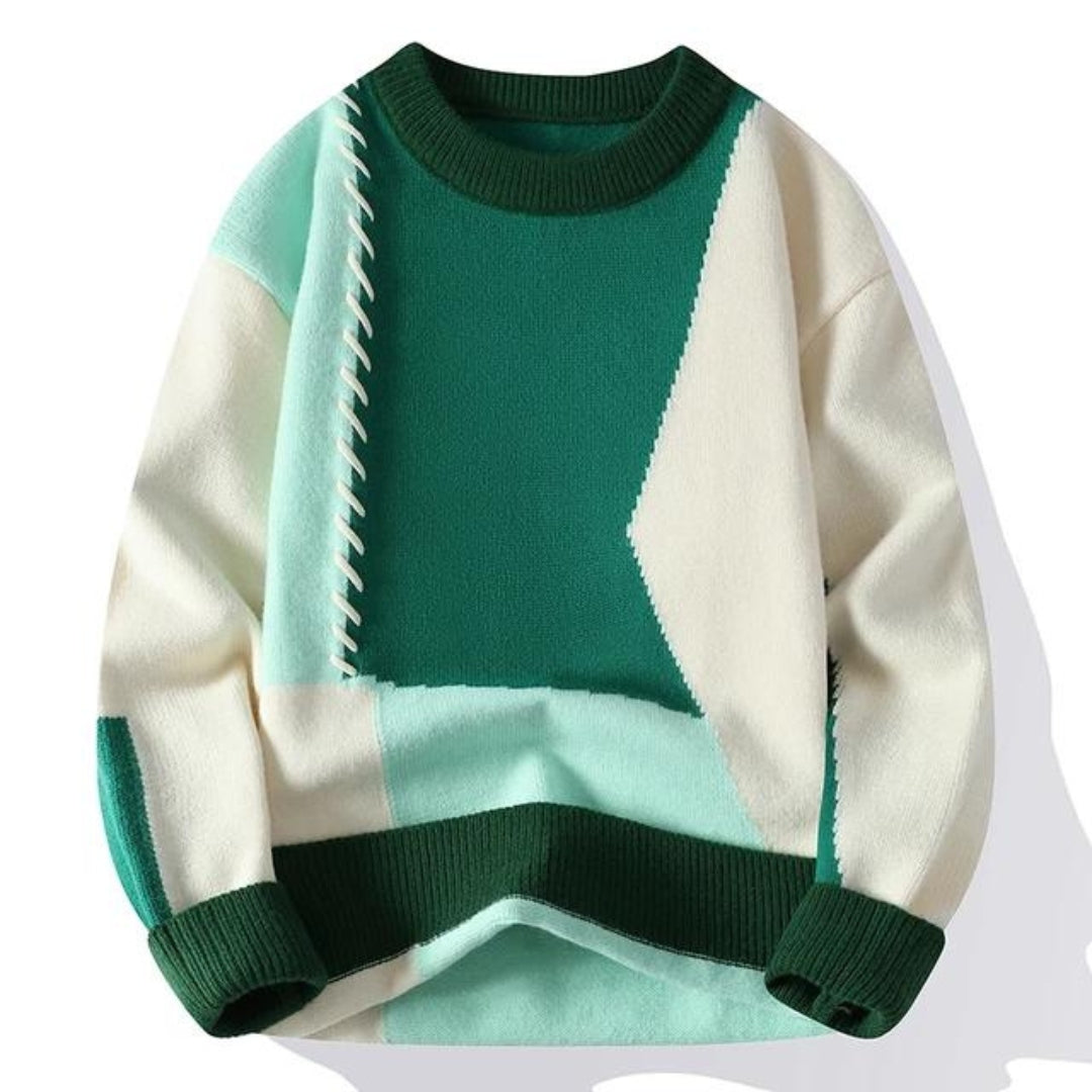 Sandro™ | Patchwork Trui