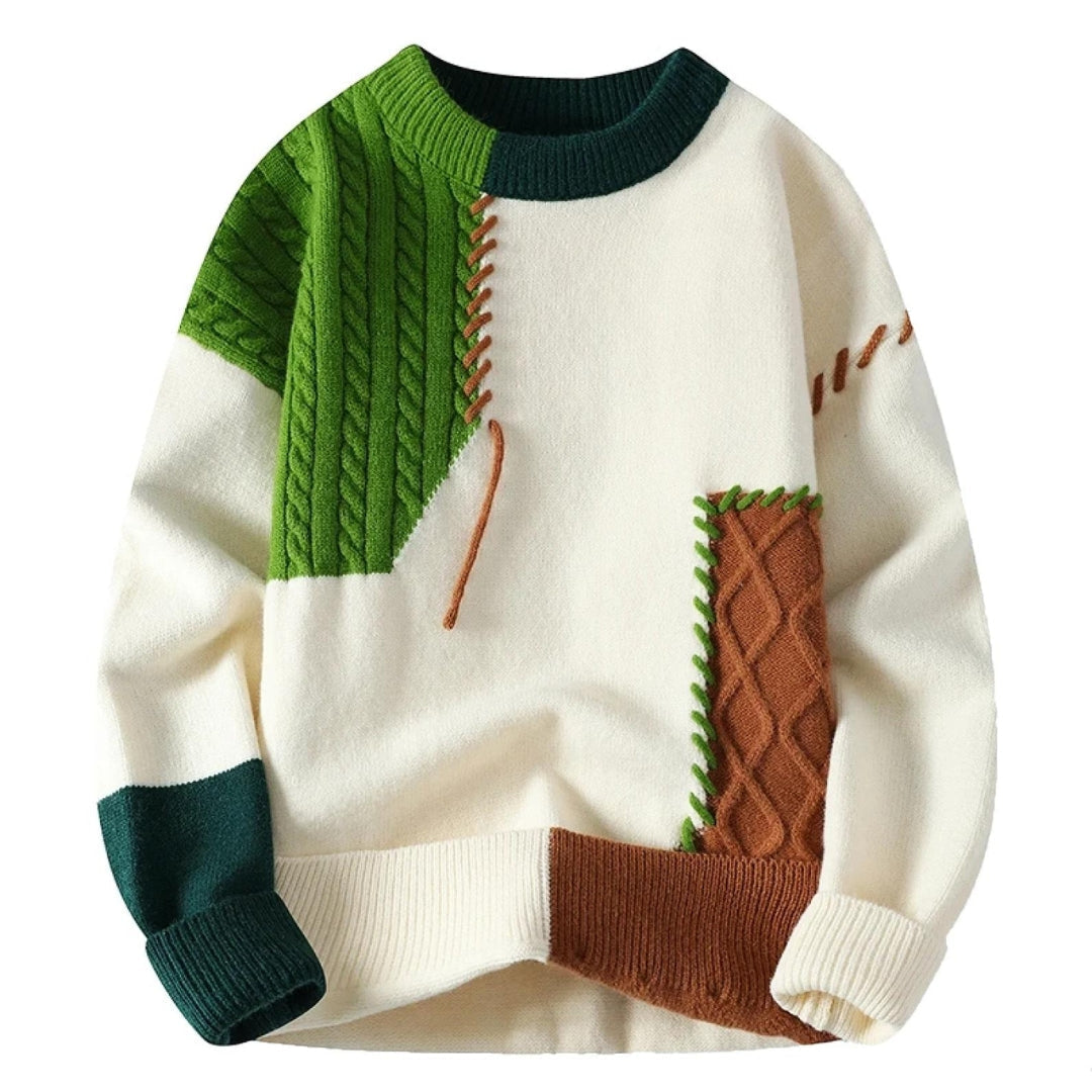 Sandro™ | Patchwork Trui