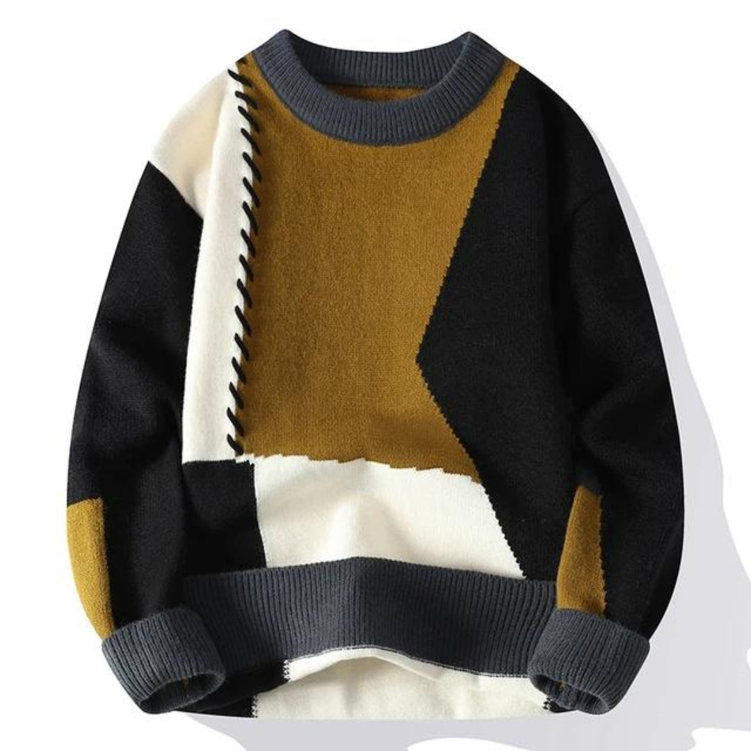 Sandro™ | Patchwork Trui