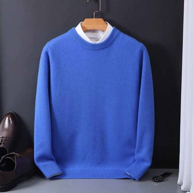 Thomas™ | Stijlvolle Zachte Effen Kleur Comfortabele Trui
