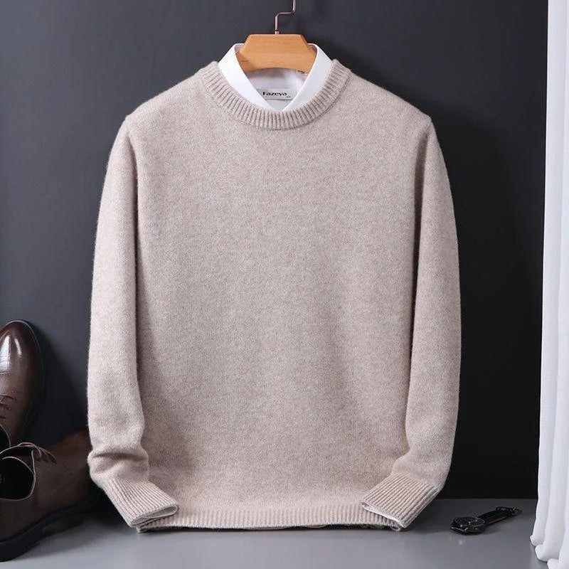 Thomas™ | Stijlvolle Zachte Effen Kleur Comfortabele Trui