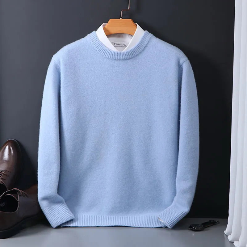 Thomas™ | Stijlvolle Zachte Effen Kleur Comfortabele Trui